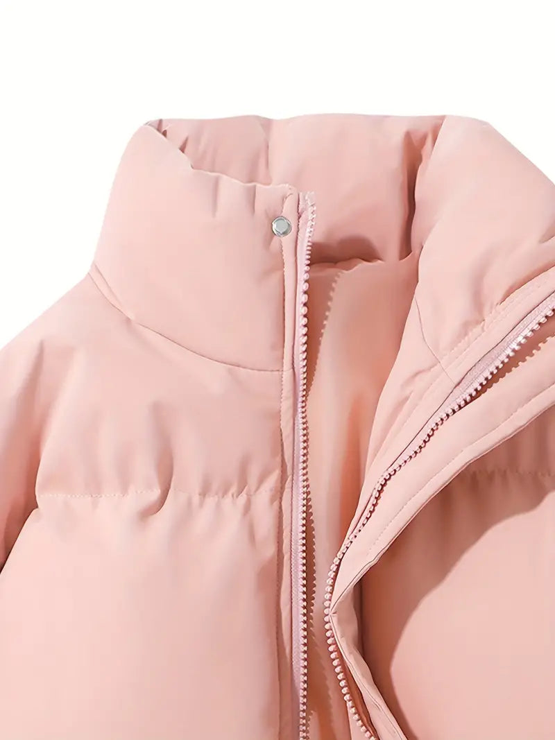 ZARA | Chaqueta de Invierno Acolchada y Elegante con Capucha
