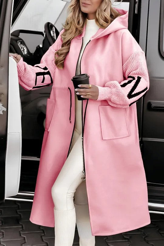 RHEA - Chaqueta Elegante con Elementos de Patchwork