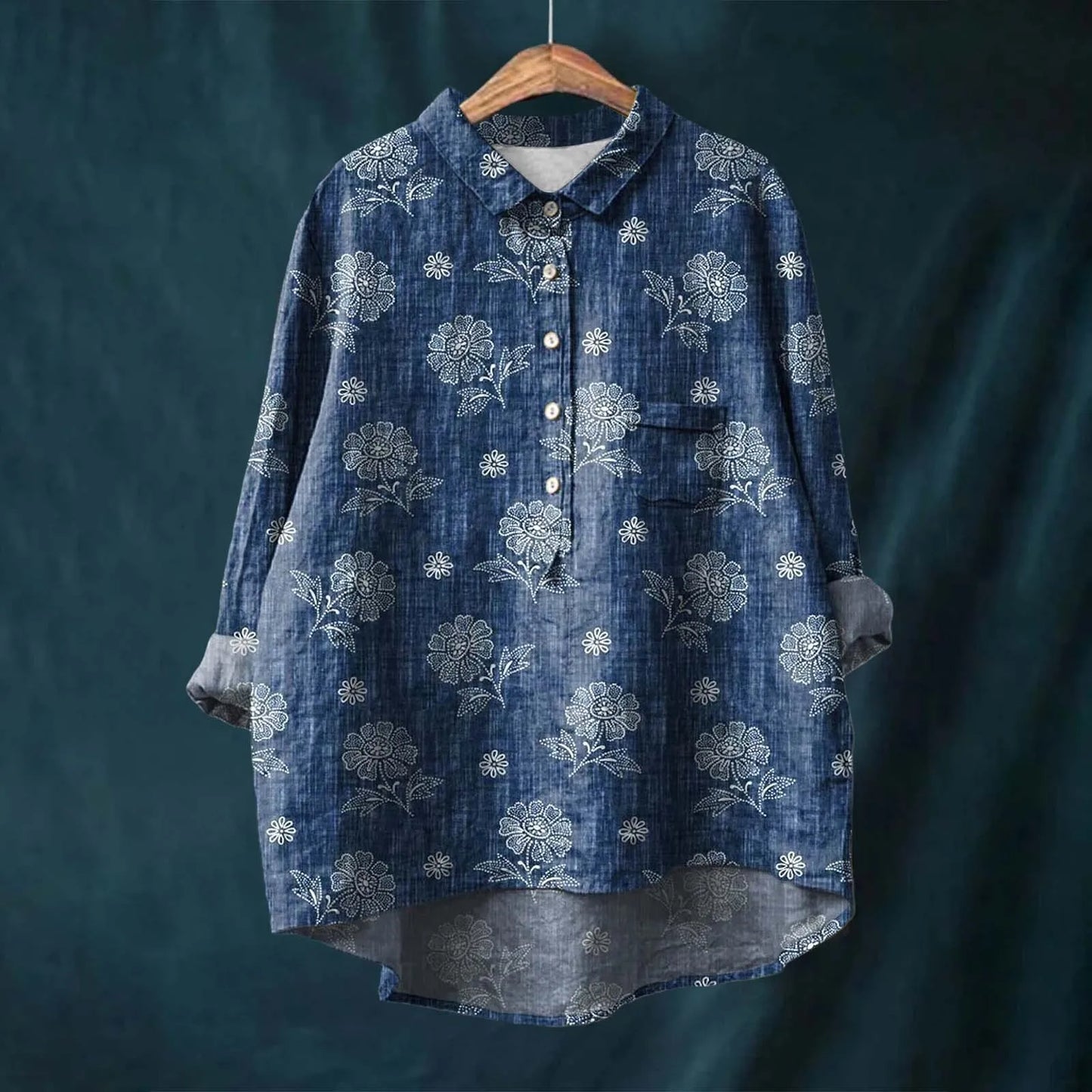 Mariangela™ | CAMISA FLORAL LARGA PARA ESTAR CÓMODA