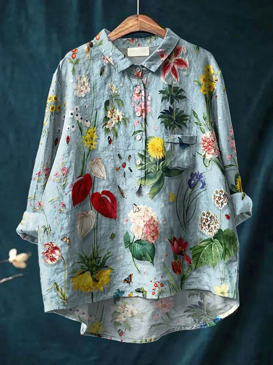 Fiorenza™ | CAMISA ANCHA DE FLORES