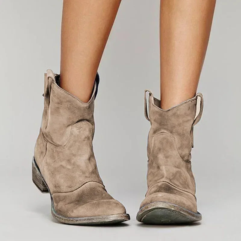 Destiny- ¡elegantes botas vaqueras vintage para mujeres a la moda!