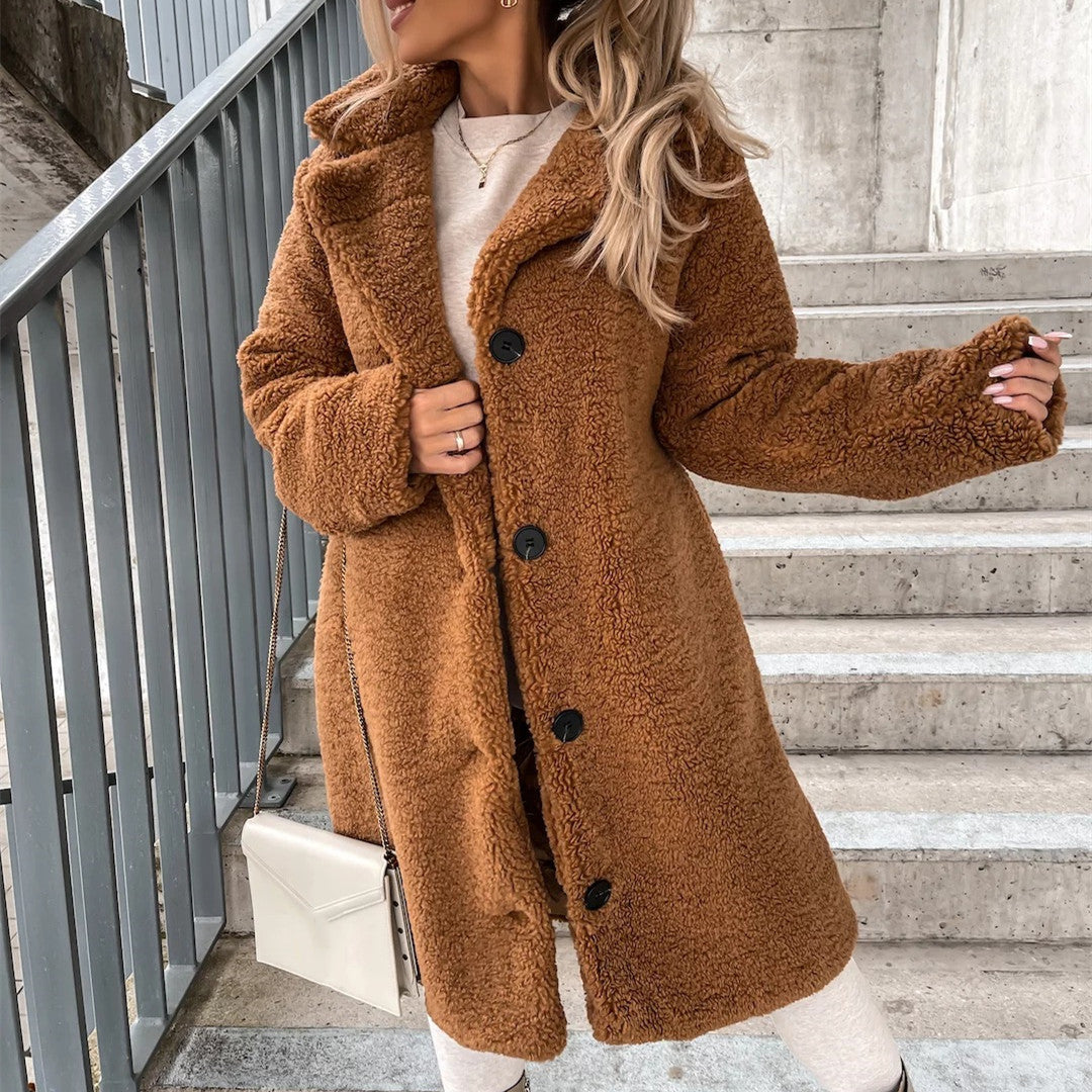 FLAVIA™ | ABRIGO TEDDY HECHO A MANO