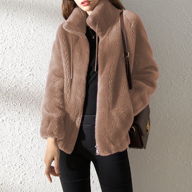 KATE™ | CHAQUETA DE FORRO POLAR CON CUELLO ALTO