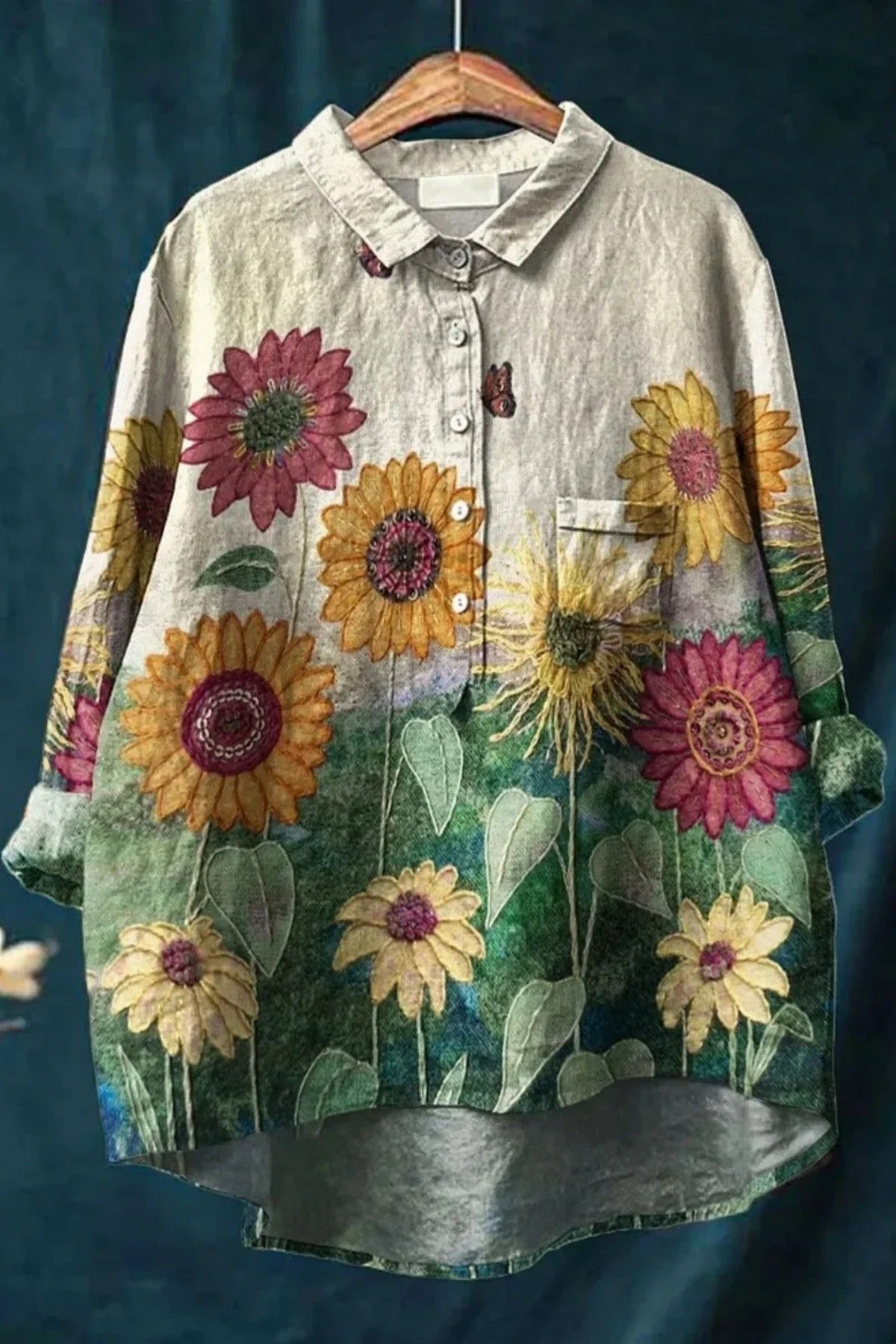 Fiorenza™ | CAMISA ANCHA DE FLORES