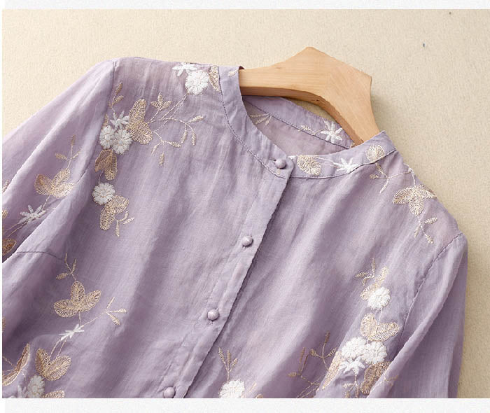 ELOISE™ | BLUSA FLORAL EN TEJIDO LIGERO